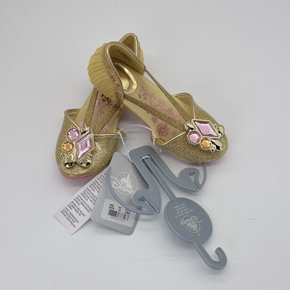 NWT Disney Princess Belle Costume Shoes - Yellow - Picture 7 of 10